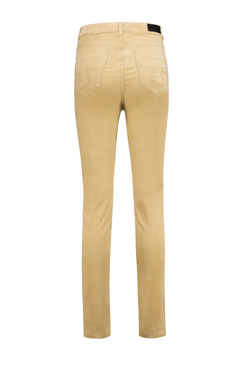 5-pocket stretch velours