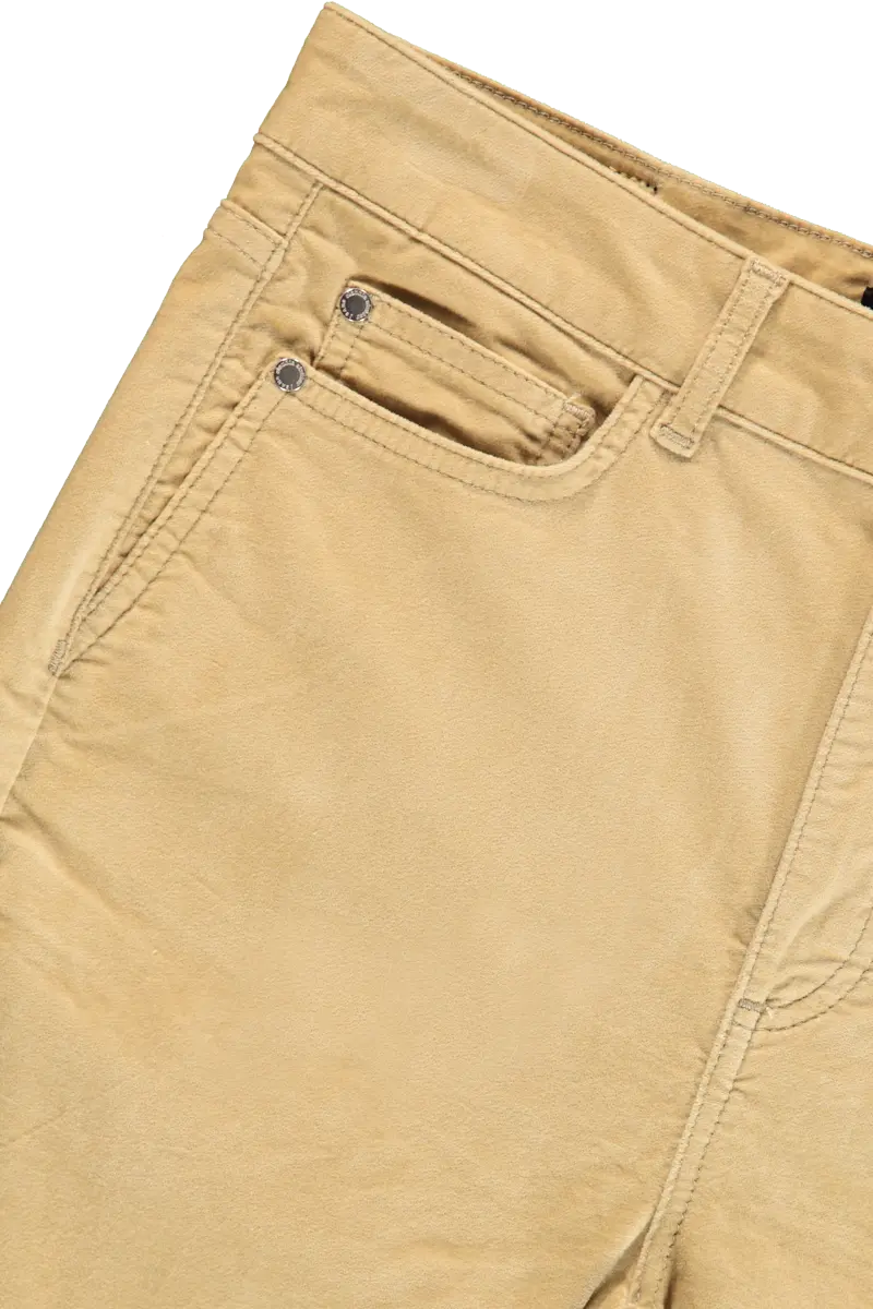 5-pocket stretch velours