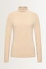 Aangesloten jersey top met col