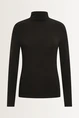 Aangesloten jersey top met col