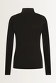 Aangesloten jersey top met col