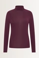 Aangesloten jersey top met col