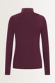Aangesloten jersey top met col