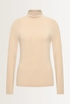 Aangesloten jersey top met col