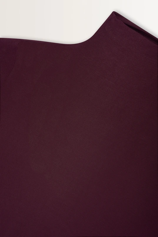 Aangesloten jersey top met col
