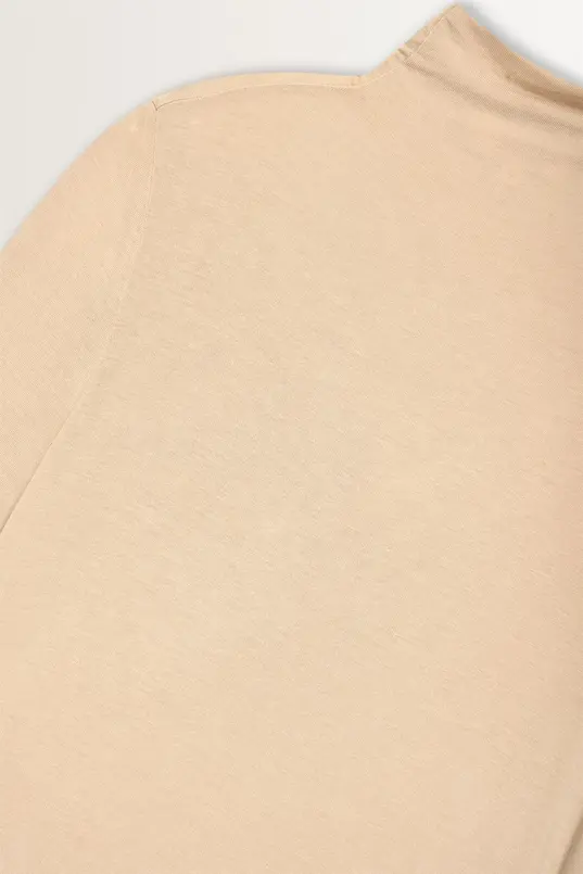 Aangesloten jersey top met col