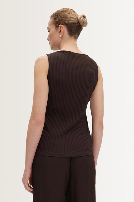 Aansluitende top van zachte ribtricot Kamia Someday