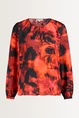 Abstracte print blouse