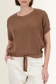 Ajour trui met strass details Monari