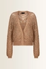 Ajour vest met pailletten Monari