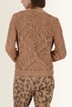 Ajour vest met pailletten Monari