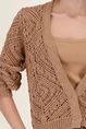 Ajour vest met pailletten Monari