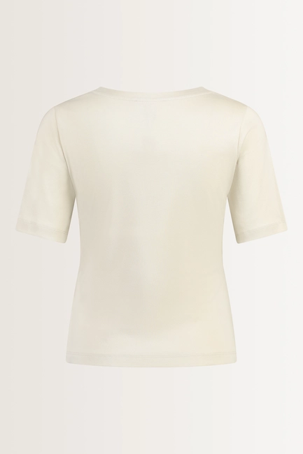 All over rib top short sleeve