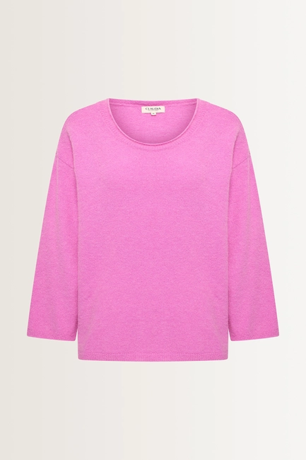Alpaca blend trui 3/4-mouwen