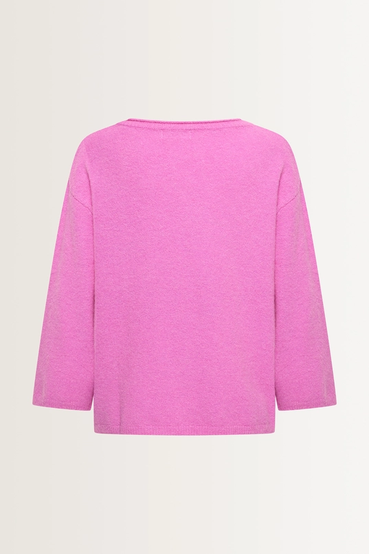 Alpaca blend trui 3/4-mouwen