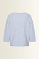 Alpaca blend trui met 3/4-mouwen