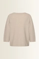 Alpaca blend trui met 3/4-mouwen