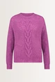 Alpaca trui met kabeldetail