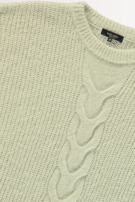 Alpaca trui met kabeldetail