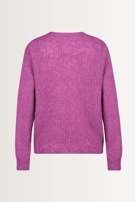 Alpaca trui met kabeldetail