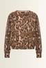 Alpacamix trui met luipaardprint