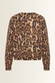 Alpacamix trui met luipaardprint