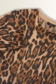 Alpacamix trui met luipaardprint
