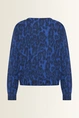 Alpacamix trui met luipaardprint