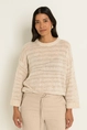 Alpacatrui met metallic garen