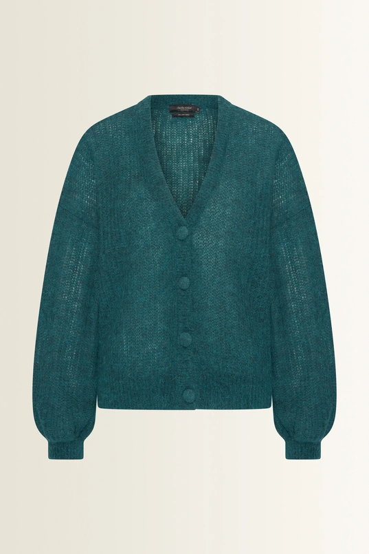 Alpacavest in oversized pasvorm