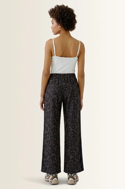 Animalprint broek in zachte scuba kwaliteit OUI