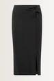 Asymmetrische crêpe jersey rok