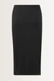 Asymmetrische crêpe jersey rok