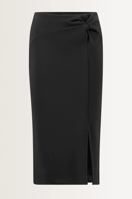 Asymmetrische crêpe jersey rok