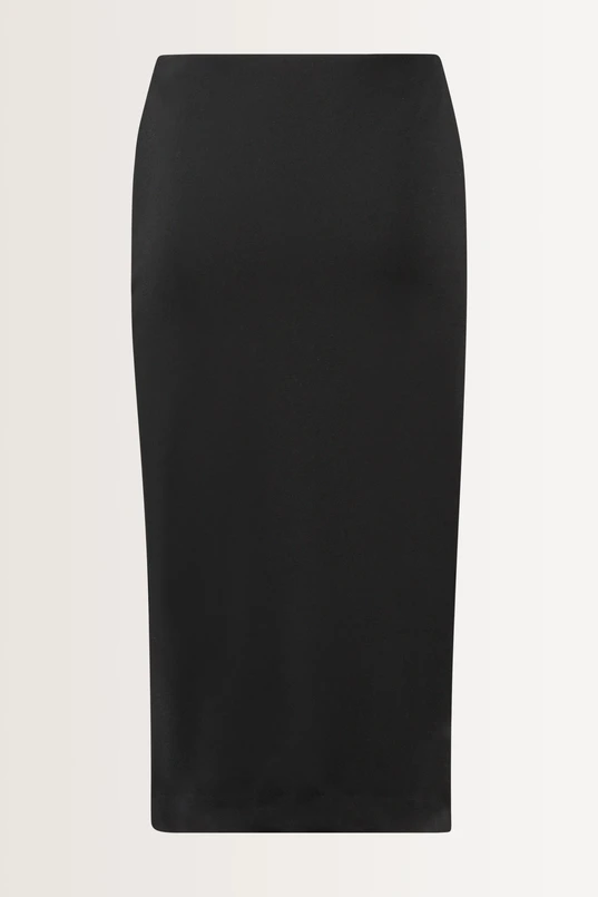 Asymmetrische crêpe jersey rok