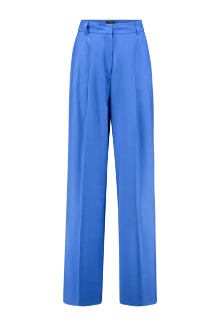 Bandplooi pantalon rechte pijp