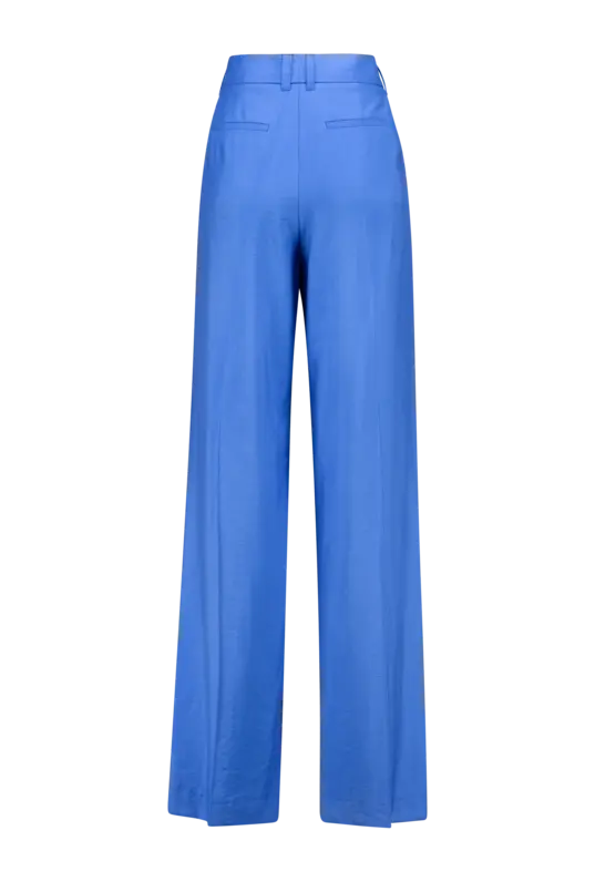 Bandplooi pantalon rechte pijp