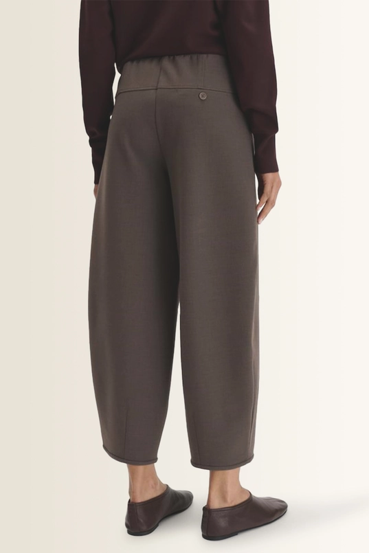 Barrel broek met cropped lengte Curilo Barrel Melange Someday