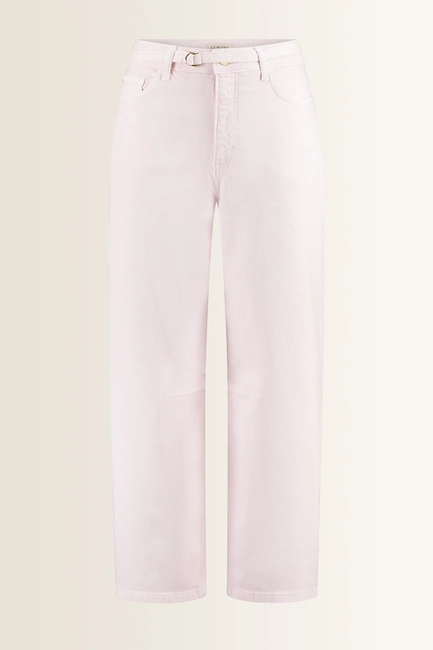 Barrel jeans met D-ring riem