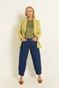 Barrel jeans met gebogen naden