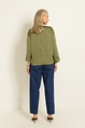 Barrel jeans met gebogen naden