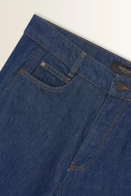 Barrel jeans met gebogen naden