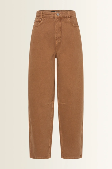 Barrel jeans met hoge taille