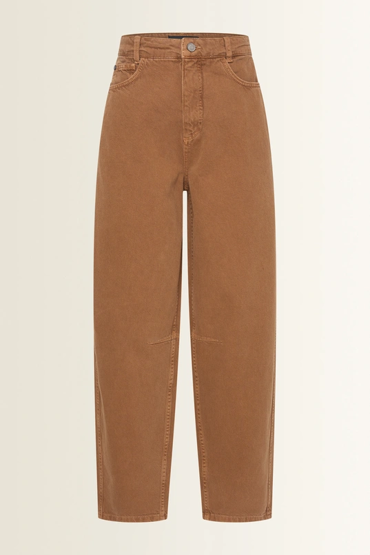 Barrel jeans met hoge taille