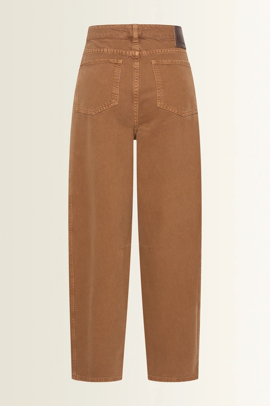 Barrel jeans met hoge taille