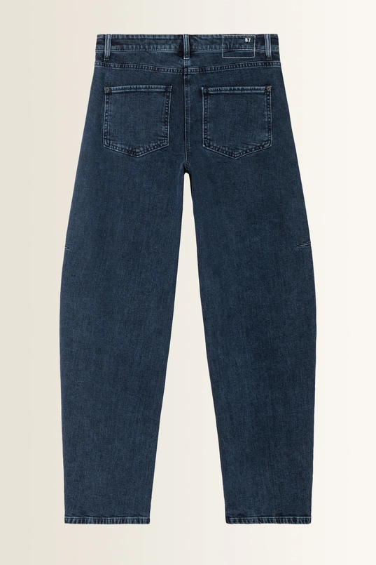 Barrel jeans met overdye wassing Baggy Cambio