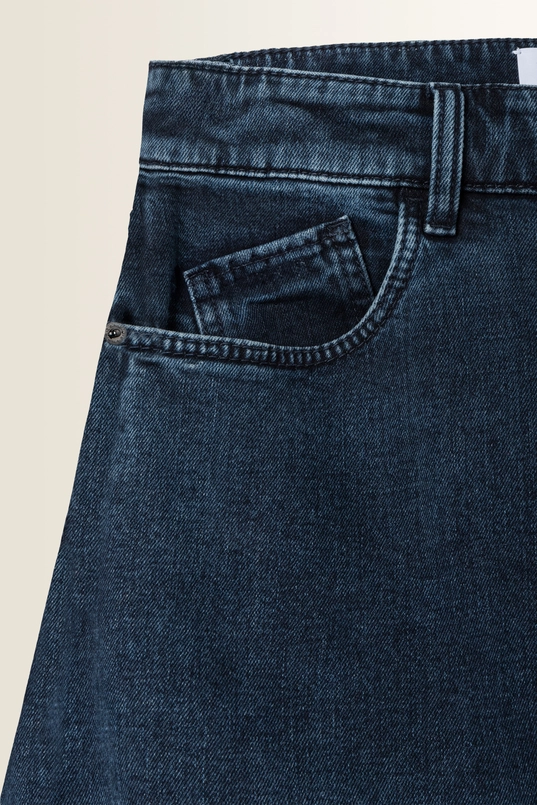 Barrel jeans met overdye wassing Baggy Cambio