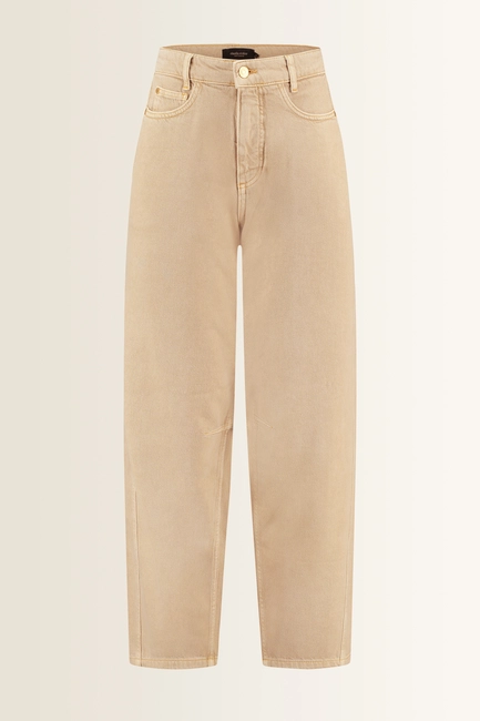 Barrel jeans met verkorte pijp