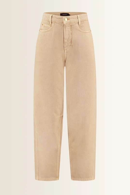 Barrel jeans met verkorte pijp