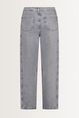 Barrel leg jeans met coupenaad